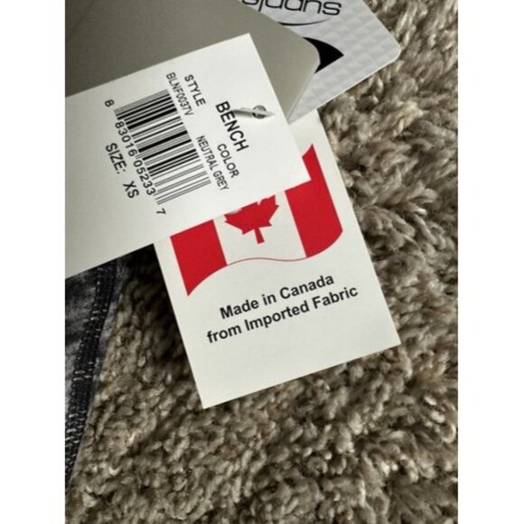 Bench Womens Neutral Grey Black Ankle Leggings Mid Rise Athletic Pull On Size XS - Picture 12 of 12